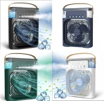 Mini Water Air Cooler Fan With Humidifier – Portable USB Cooling Fan - Image 3