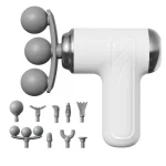3-Head Fascia Gun – 9-Head Interchangeable Body Massager - Image 2