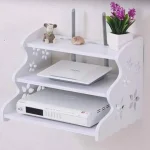 3-Layer Router & Set-Top Box Stand – Wall Mount