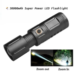30000mAh Super Power LED Flashlight