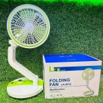 Rechargeable Multifunction Folding Fan with LED Light – LR Fan