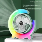 Multifunctional 6-Inch ACDC Rechargeable Mini Fan with Night Light – Model FAN2518 - Image 3
