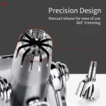 Nose hair trimmer for men Nose Manual Trimmer Mini Nose Trimmer - Image 5